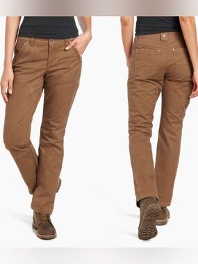 Kuhl Women's 6351 Khaki Durable Heavyweight Tactical Chino Rydr Pants 12 NEW